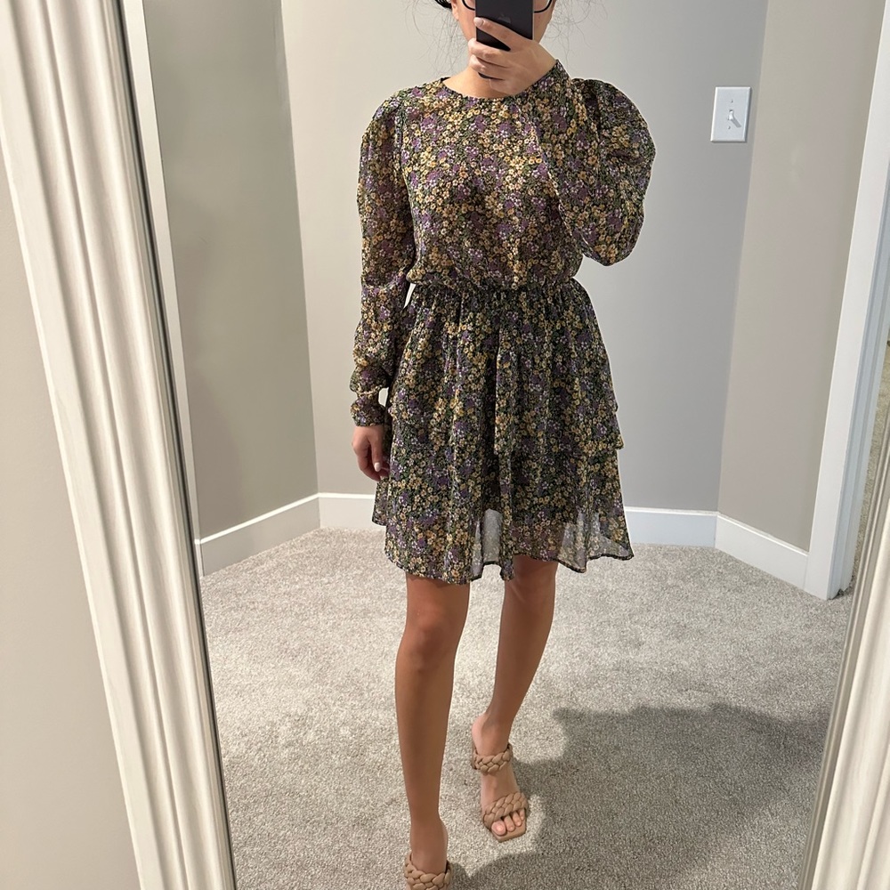 Women’s Floral Dress - Zara XS
